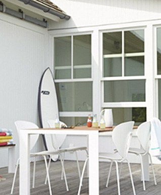 GLOBUS laca blanca Stua. Silla globus