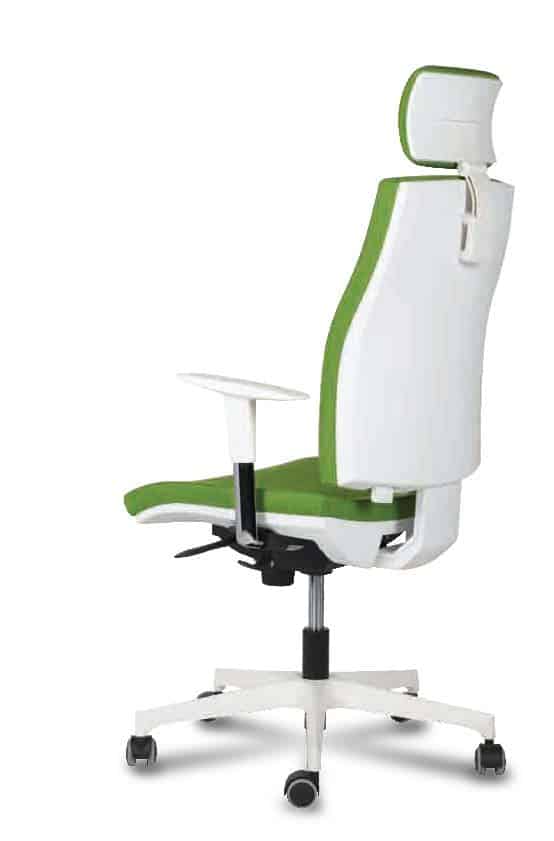 ZOE. sillon ergonomico respaldo malla con cabecero