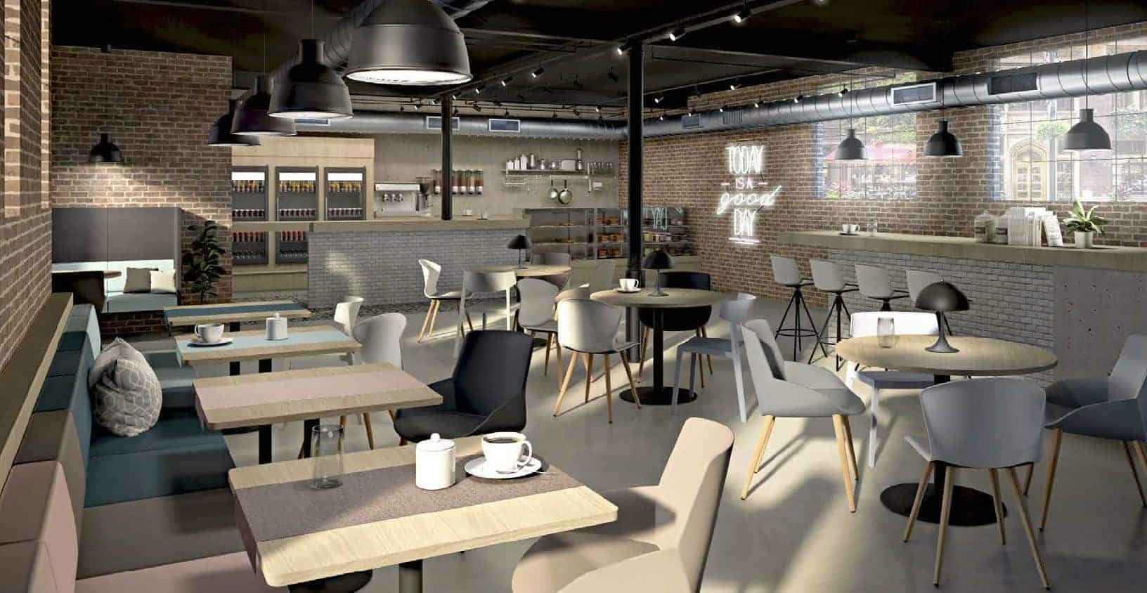 Mobiliario de cafeteria NOOM Módulos de descanso de oficina NOOM