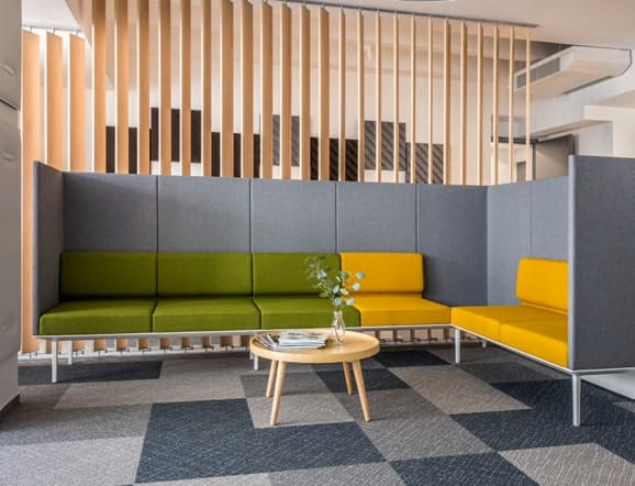 Módulos de espera NOMADA Soft Seating de ACTIU
